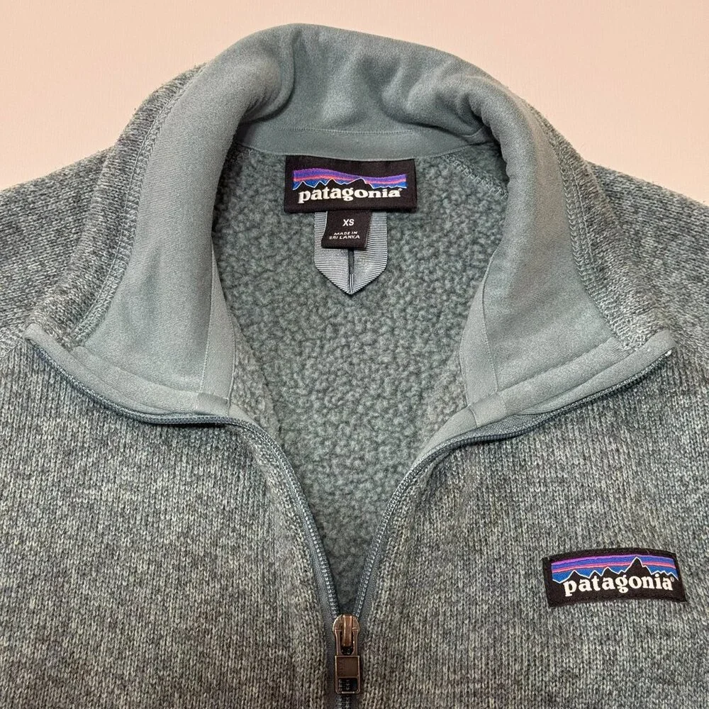 Patagonia Better Sweater Fleece Full Zip Jacket Teal Blue Women's Size XS - Picture 6 of 7